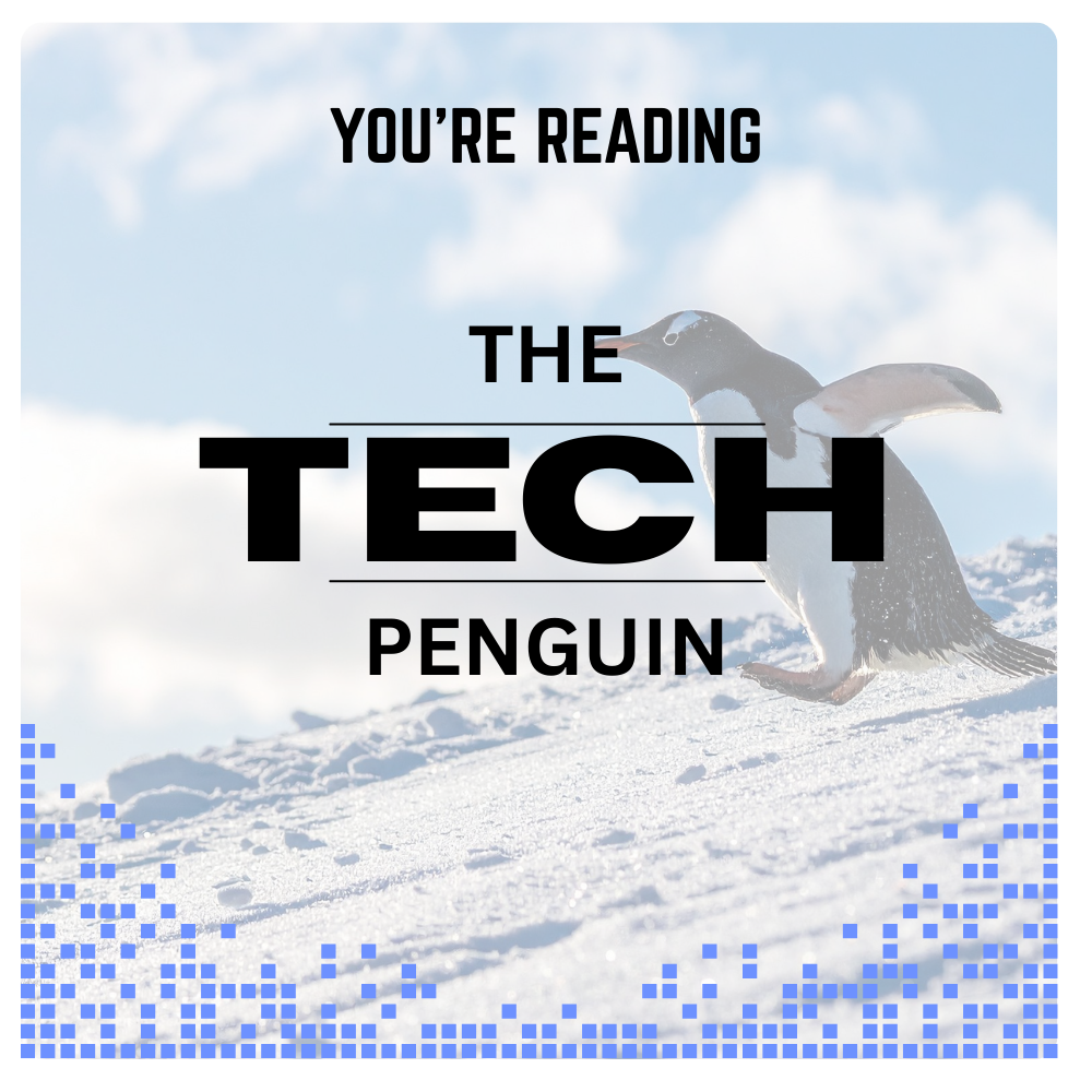 The Tech Penguin Square Logo